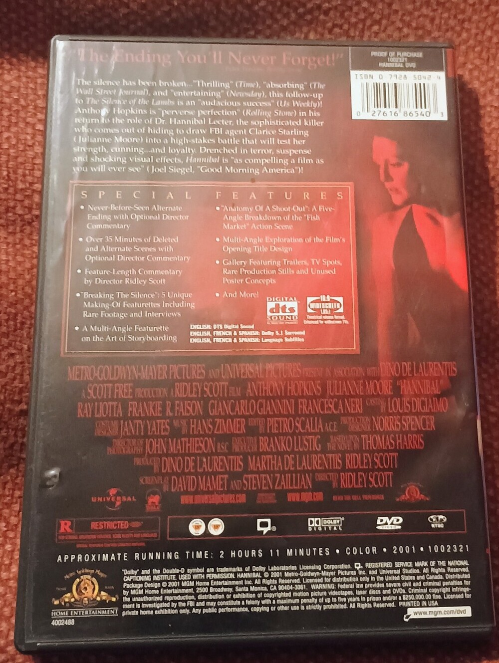 Hannibal DVD 📀 - Picture 2 of 4